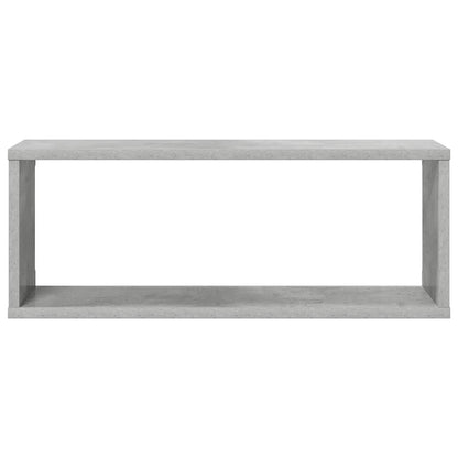 Mensole Parete a Cubo 4pz Grigio Cemento 60x15x23cm Multistrato | homemem39