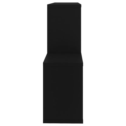 Scaffale a Parete Nero 100x18x53 cm in Legno Multistrato | homemem39