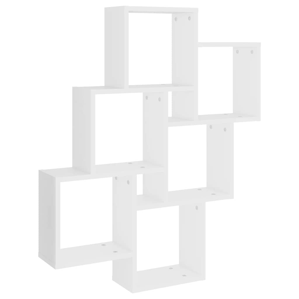 Scaffale a Parete Bianco 90x16x78 cm in Multistrato | homemem39