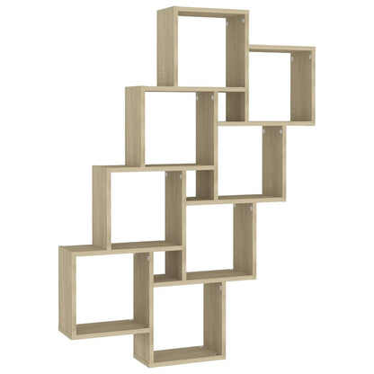 Mensola Parete Cubo Rovere Sonoma 90x15x119cm Legno Multistrato | homemem39