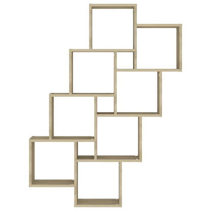 Mensola Parete Cubo Rovere Sonoma 90x15x119cm Legno Multistrato