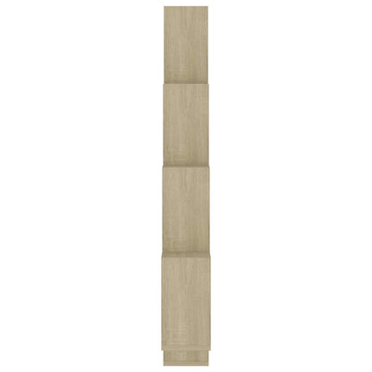 Mensola Parete Cubo Rovere Sonoma 90x15x119cm Legno Multistrato | homemem39