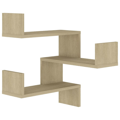 Scaffale Angolare a Muro Sonoma 40x40x50 cm Legno Multistrato | homemem39
