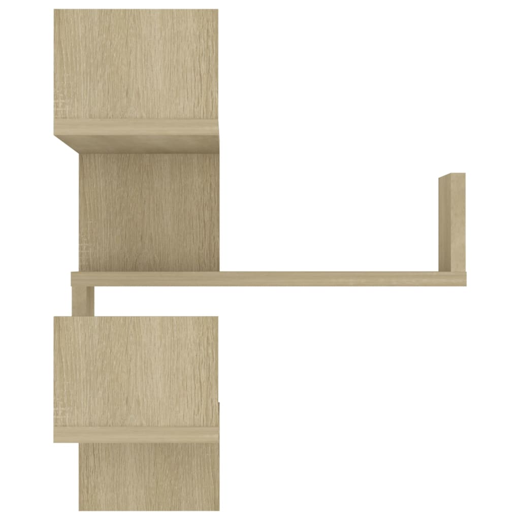 Scaffale Angolare a Muro Sonoma 40x40x50 cm Legno Multistrato | homemem39