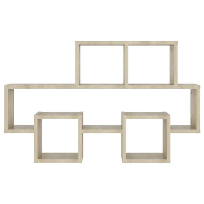 Scaffale Parete Auto Rovere Sonoma 82x15x51cm Legno Multistrato | homemem39
