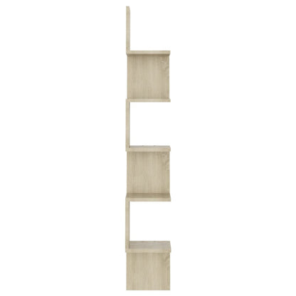 Scaffale Angolare Muro Sonoma 20x20x127,5cm Truciolato