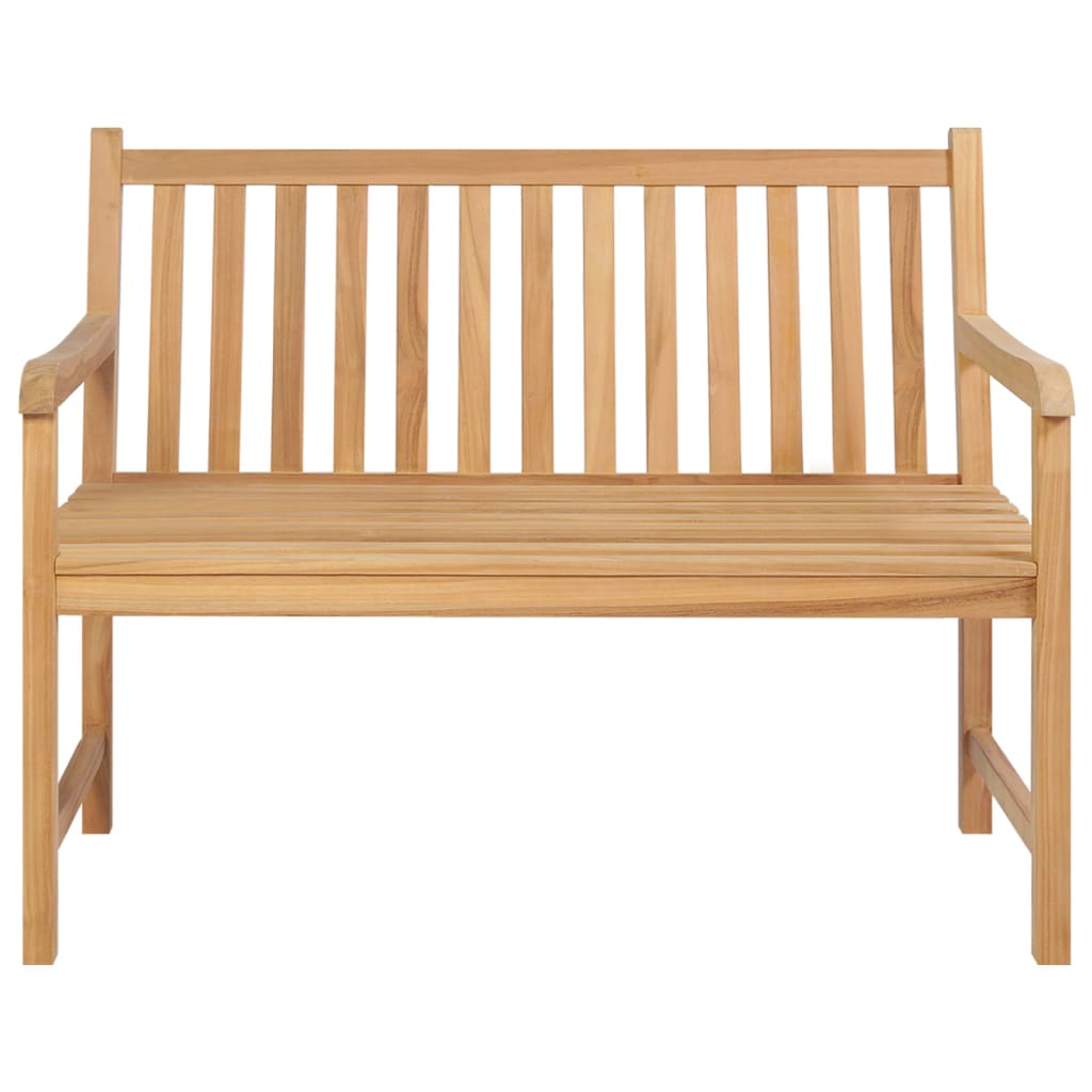 Panchina da Giardino 114 cm in Legno Massello di Teak | homemem39