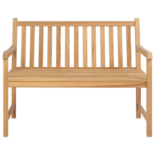 Panchina da Giardino 114 cm in Legno Massello di Teak | homemem39