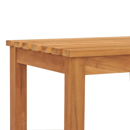 Panchina da Giardino 114 cm in Legno Massello di Teak