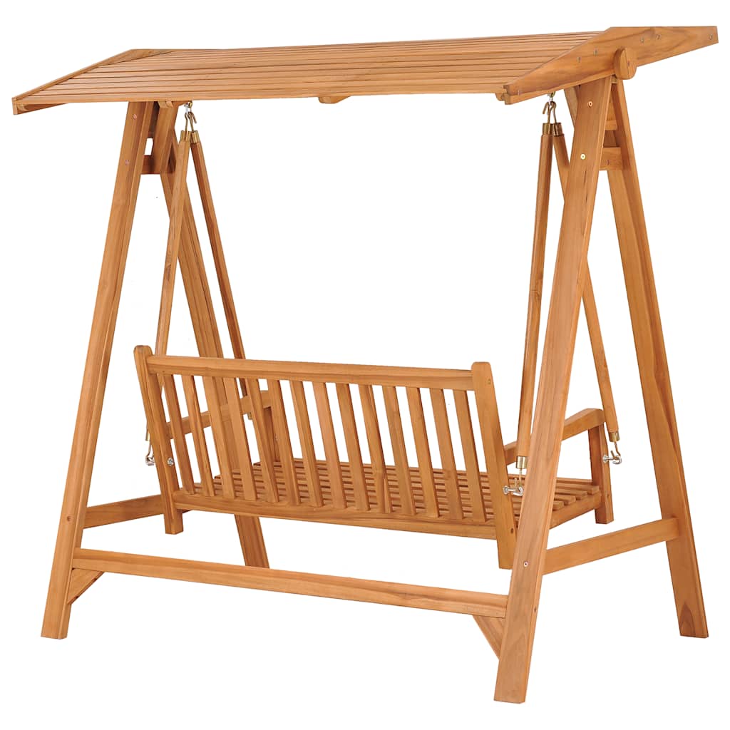Dondolo da Giardino 174 cm in Legno Massello di Teak - homemem39