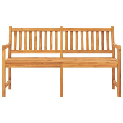 Panca Giardino 3 Posti con Tavolino 150 cm Legno Massello Teak | homemem39