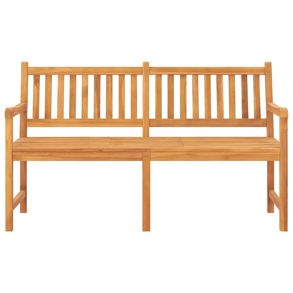 Panca Giardino 3 Posti con Tavolino 150 cm Legno Massello Teak