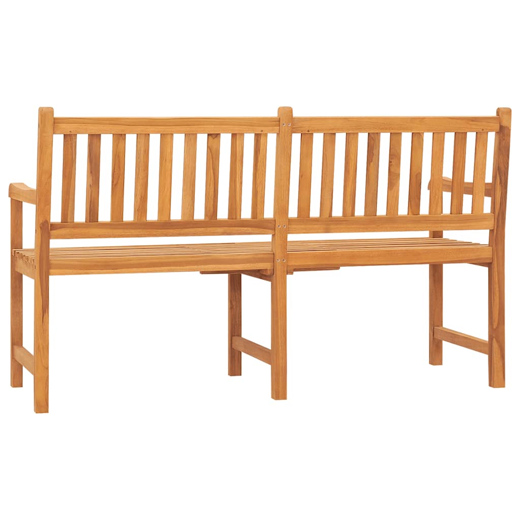Panca Giardino 3 Posti con Tavolino 150 cm Legno Massello Teak | homemem39