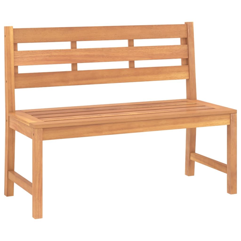 Panchina da Giardino 114 cm in Legno Massello di Teak - homemem39