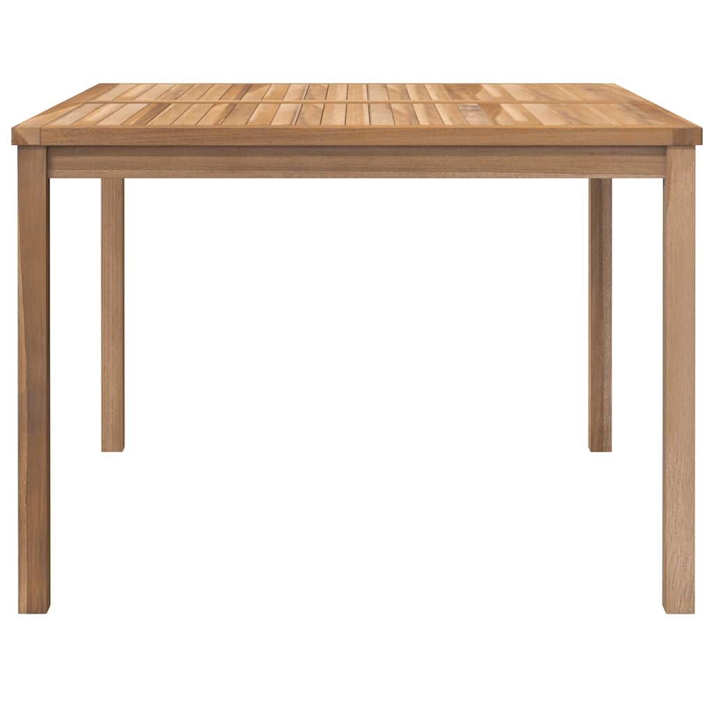 Tavolo da Pranzo per Giardino 110x110x77 cm in Massello di Teak