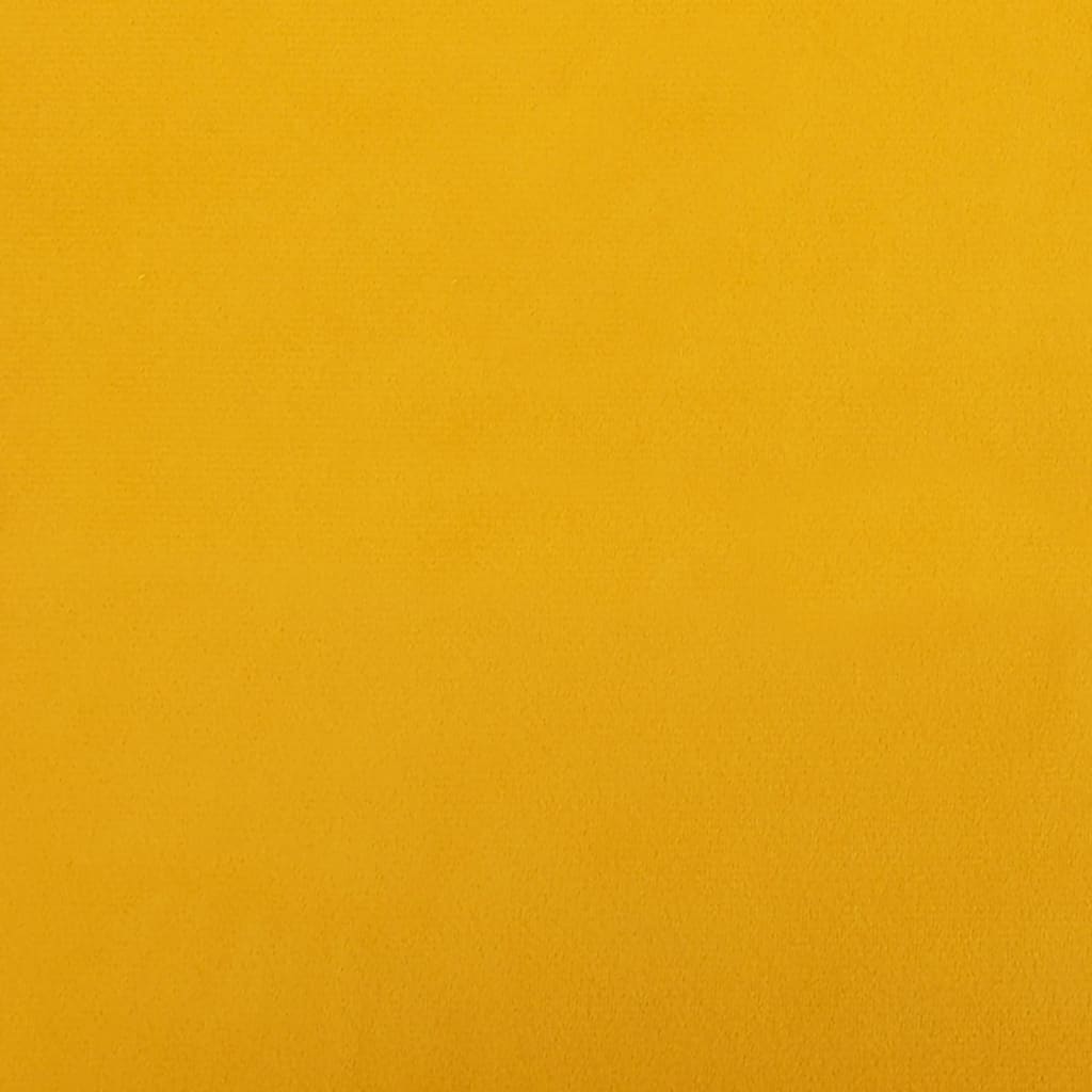 Sedie da Pranzo 2 pz Giallo in Velluto | homemem39