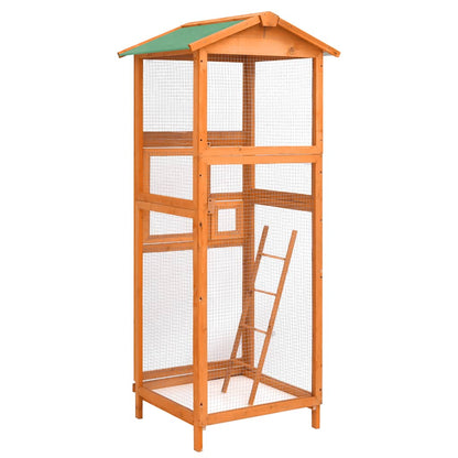 Gabbia per Uccelli 68x62x166 cm in Legno di Abete - homemem39