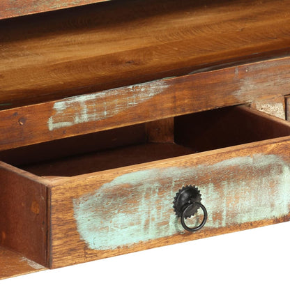 Mobile Porta TV Multicolore 110x30x40 cm in Legno di Recupero - homemem39