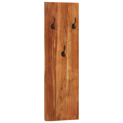 Appendiabiti a Parete 2 pz 36x3x110cm Legno Massello di Acacia - homemem39