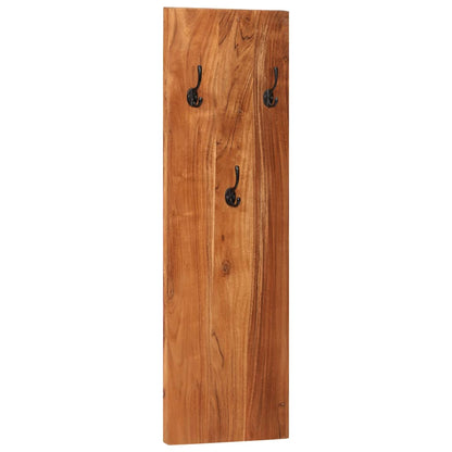 Appendiabiti a Parete 2 pz 36x3x110cm Legno Massello di Acacia - homemem39