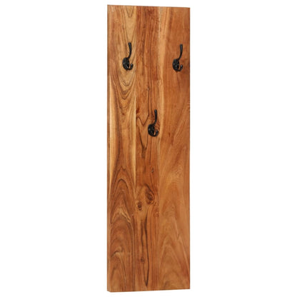 Appendiabiti a Parete 2 pz 36x3x110cm Legno Massello di Acacia - homemem39