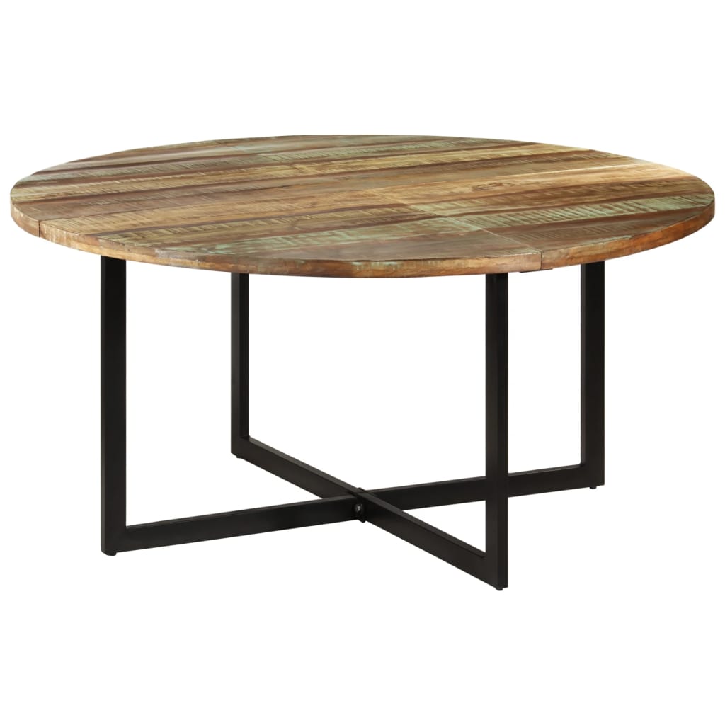 Tavolo da Pranzo 150x75 cm in Legno Massello di Recupero | homemem39