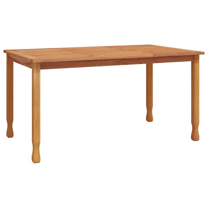 Tavolo da Pranzo da Giardino 150x90x75cm Legno Massello di Teak | homemem39