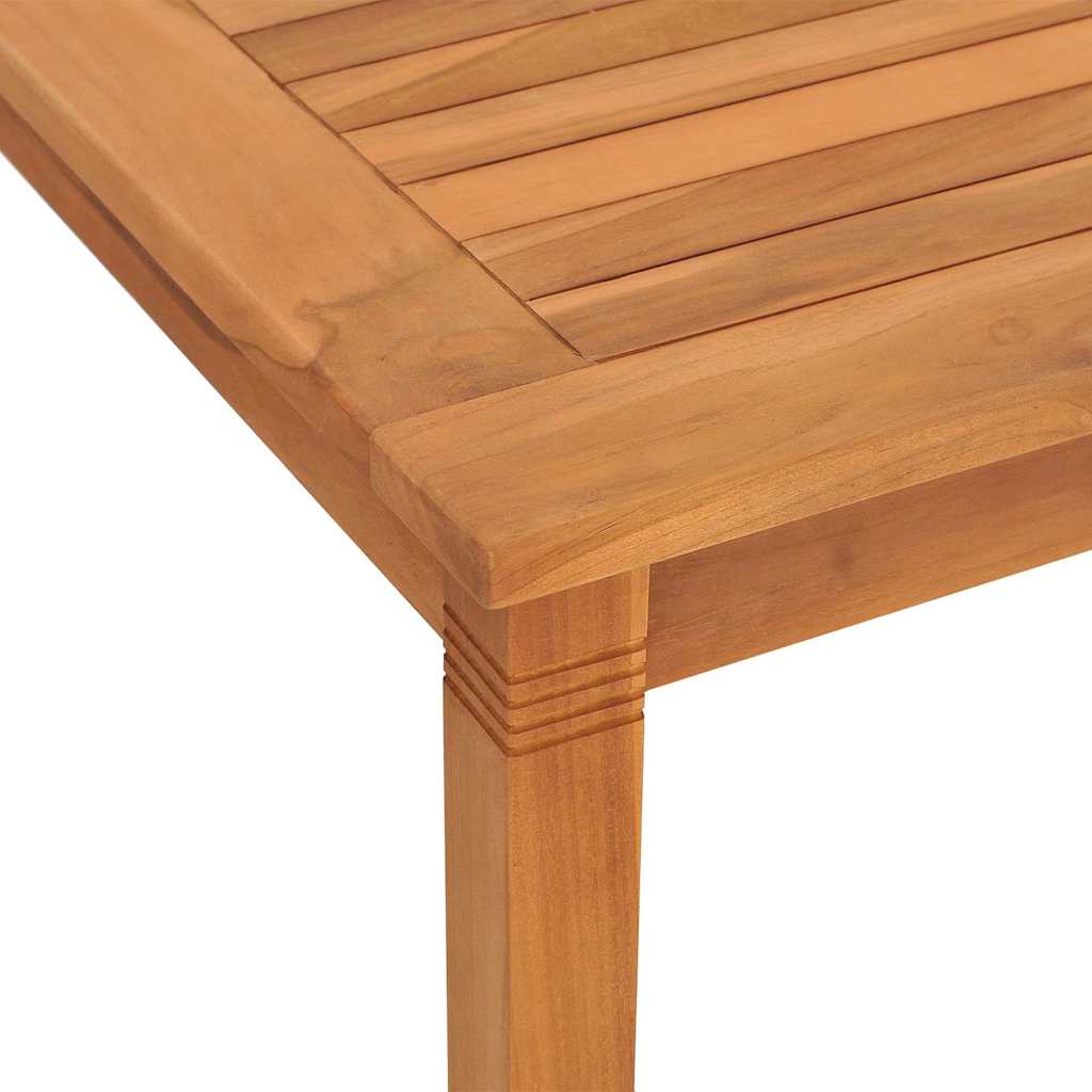 Tavolo da Pranzo da Giardino 150x90x75cm Legno Massello di Teak | homemem39