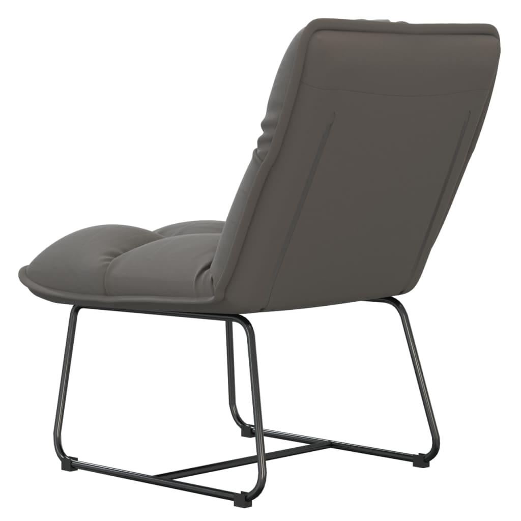 Poltrona con Struttura in Metallo Grigio Chiaro in Velluto | homemem39