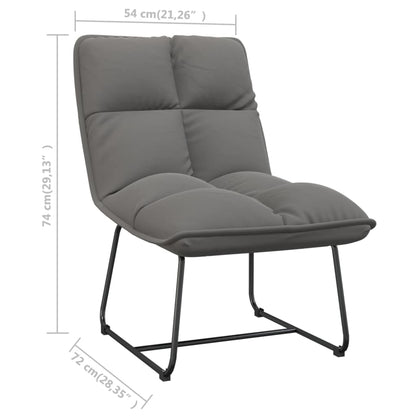 Poltrona con Struttura in Metallo Grigio Chiaro in Velluto | homemem39