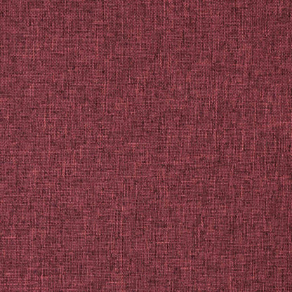Sedia a Sdraio da Terra Pieghevole Rosso Vino in Tessuto
