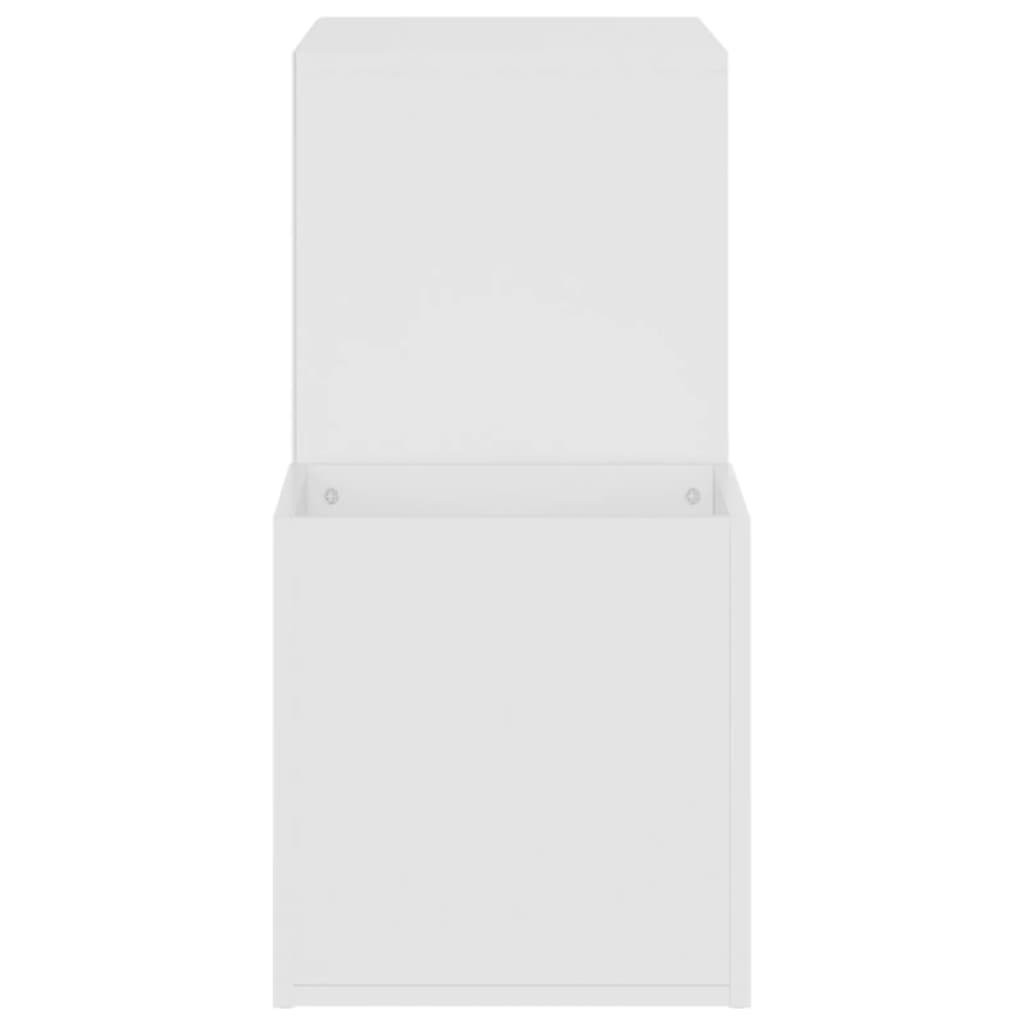 Scarpiera da Ingresso Bianca 105x35,5x70cm in Legno Multistrato - homemem39