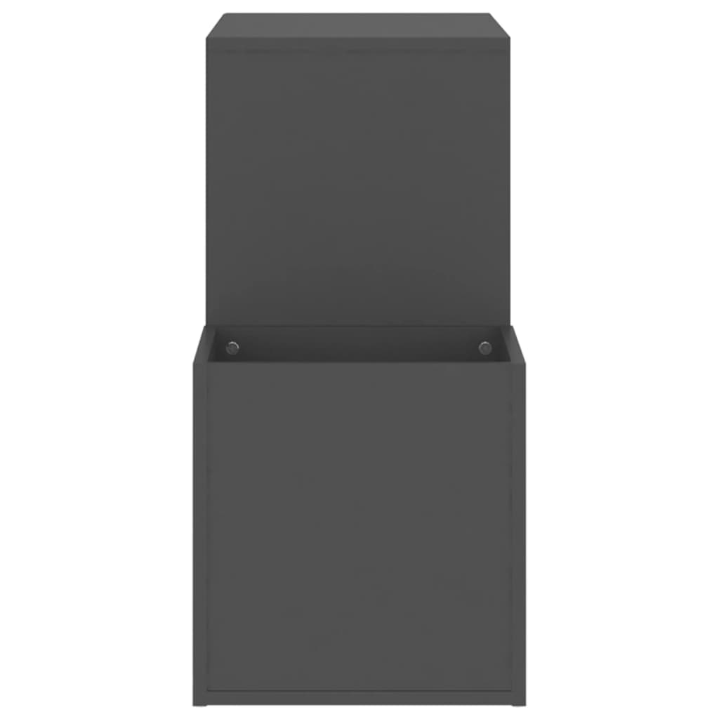 Scarpiera da Ingresso Grigia 105x35,5x70cm in Legno Multistrato - homemem39