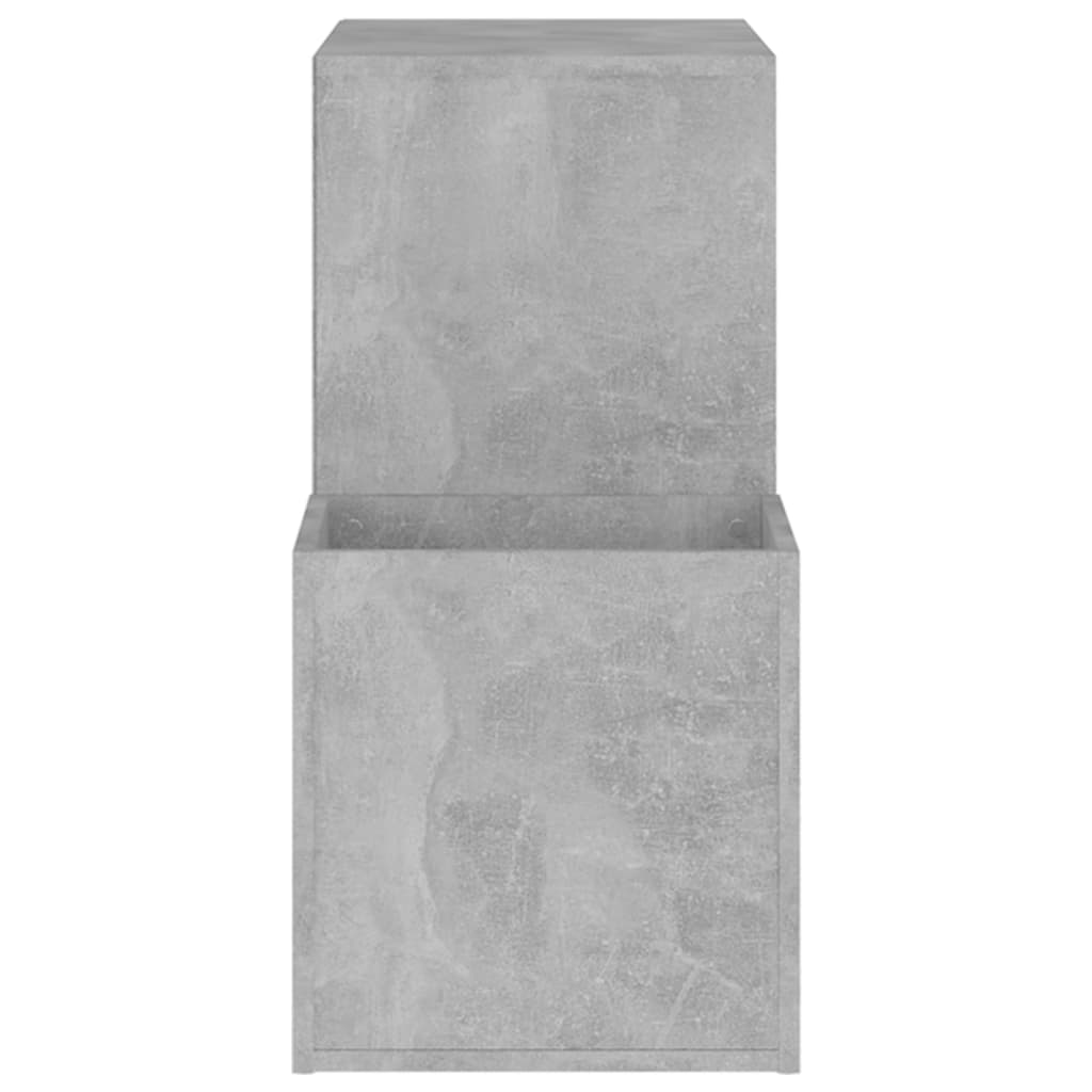 Scarpiera Ingresso Grigio Cemento 105x35,5x70 Legno Multistrato - homemem39