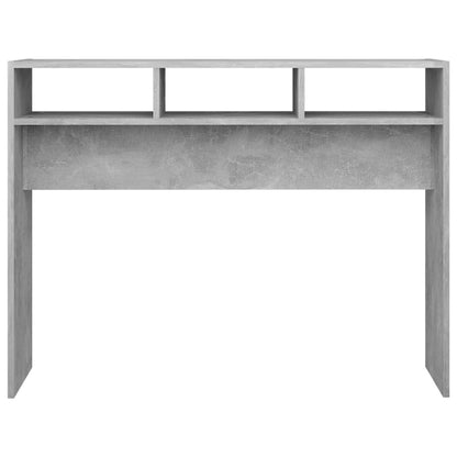 Tavolino Consolle Grigio Cemento 105x30x80cm Legno Multistrato - homemem39