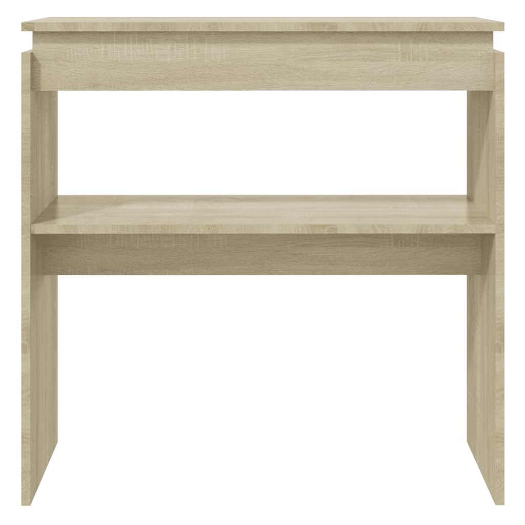 Tavolino Consolle Rovere Sonoma 80x30x80cm in Legno Multistrato | homemem39