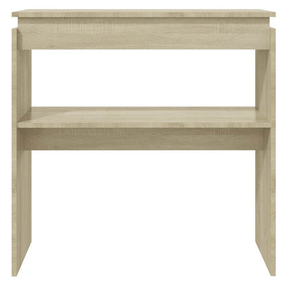 Tavolino Consolle Rovere Sonoma 80x30x80cm in Legno Multistrato | homemem39