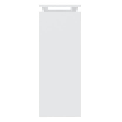 Tavolino Consolle Bianco 102x30x80 cm in Legno Multistrato - homemem39