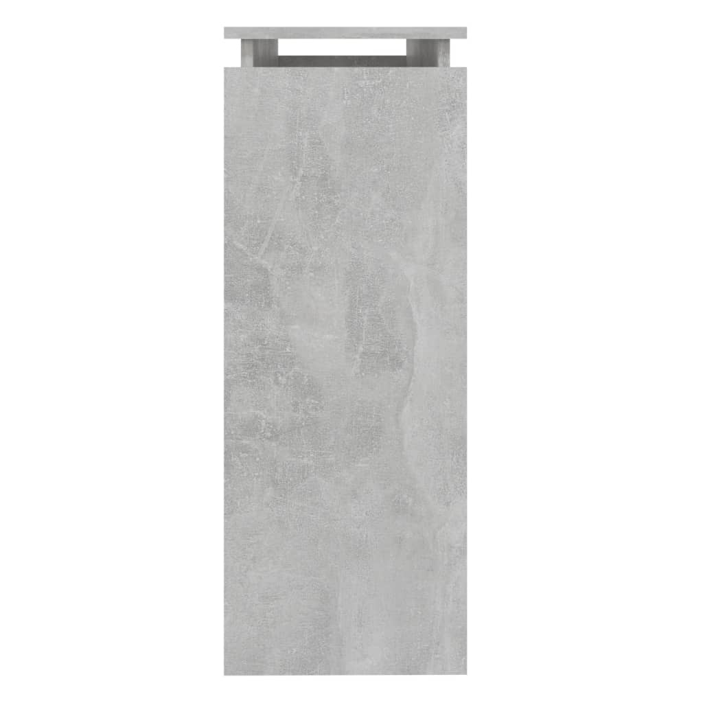 Tavolino Consolle Grigio Cemento 102x30x80cm Legno Multistrato - homemem39