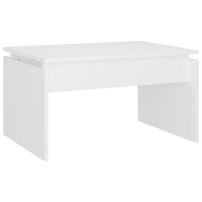 Tavolino da Salotto Bianco 68x50x38 cm Legno Multistrato | homemem39