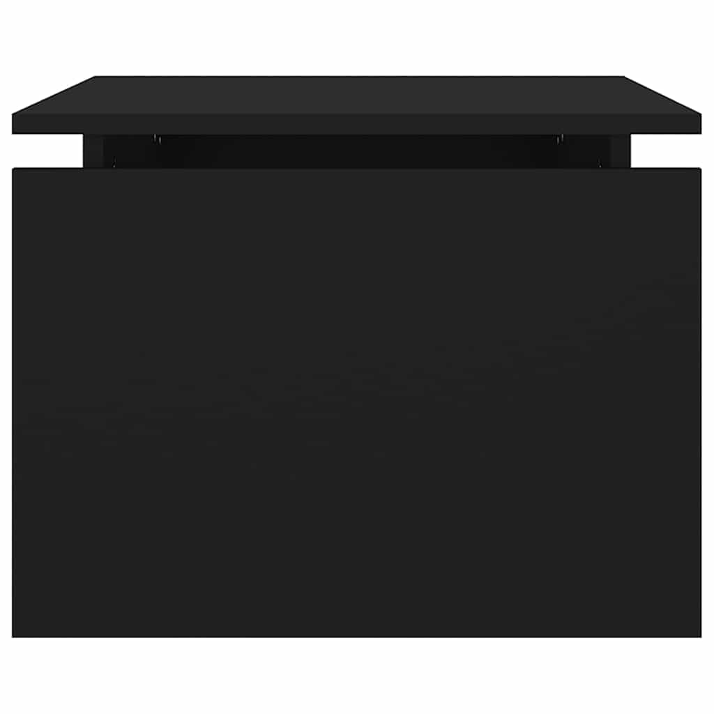 Tavolino da Salotto Nero 68x50x38 cm Legno Multistrato | homemem39