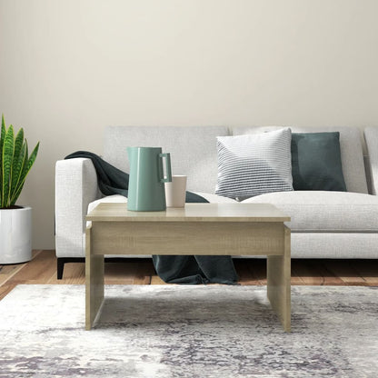 Tavolino da Salotto Rovere Sonoma 68x50x38 cm Legno Multistrato | homemem39