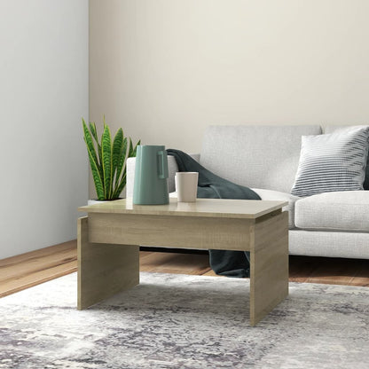 Tavolino da Salotto Rovere Sonoma 68x50x38 cm Legno Multistrato | homemem39