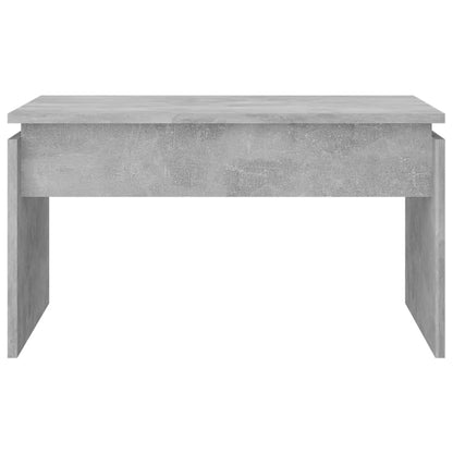 Tavolino da Salotto Grigio Cemento 68x50x38cm Legno Multistrato