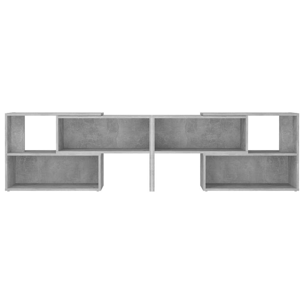 Mobile Porta TV Grigio Cemento 149x30x52cm in Legno Multistrato - homemem39