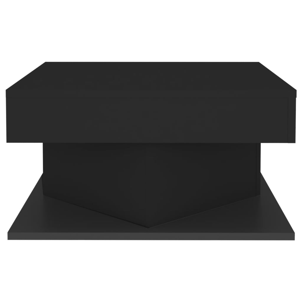 Tavolino da Salotto Nero 57x57x30 cm in Legno Multistrato | homemem39