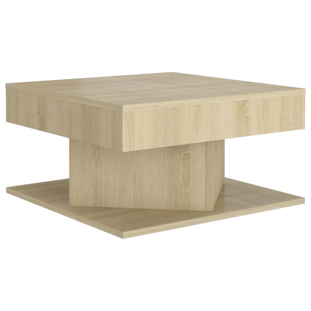Tavolino da Salotto Rovere Sonoma 57x57x30 cm Legno Multistrato | homemem39
