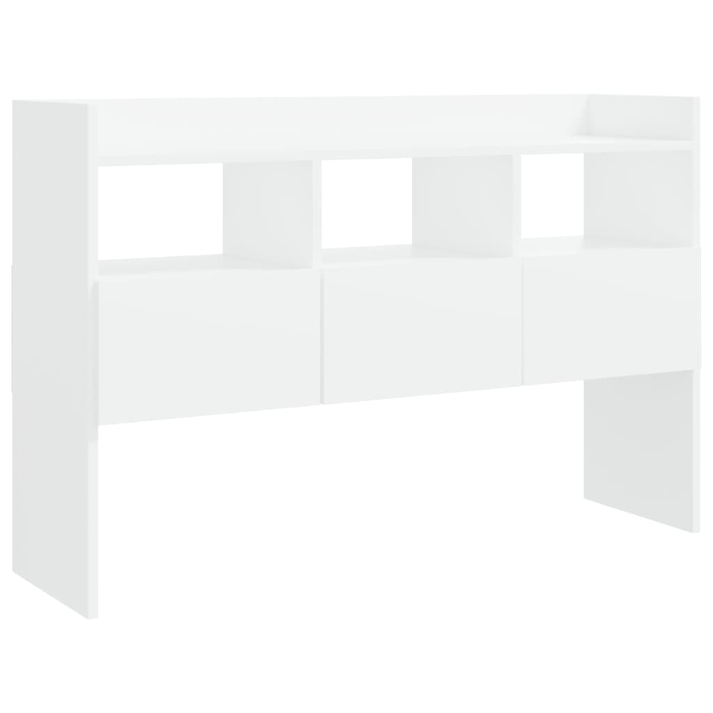 Credenza Bianca 120x30,5x70 cm in Legno Multistrato - homemem39