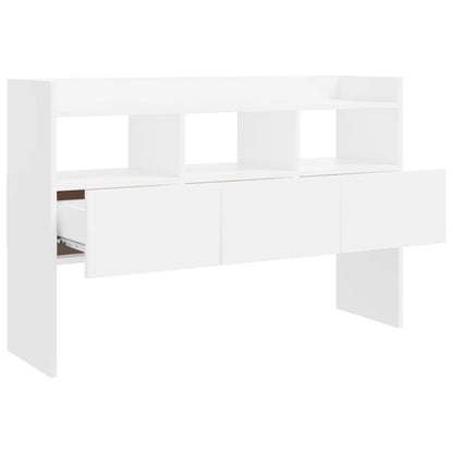 Credenza Bianca 120x30,5x70 cm in Legno Multistrato - homemem39
