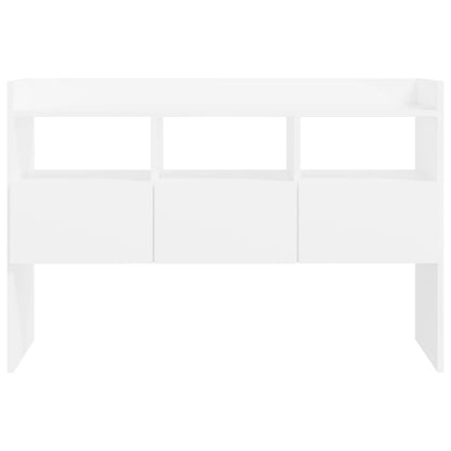Credenza Bianca 120x30,5x70 cm in Legno Multistrato - homemem39